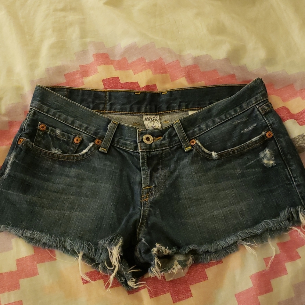 Lucky Brand Daisy Duke jean shorts
